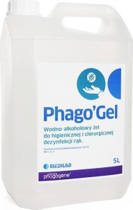 Medilab PHAGO GEL 5L Medilab żel do higienicznej i chirurgicznej dezynfekcji rąk 1