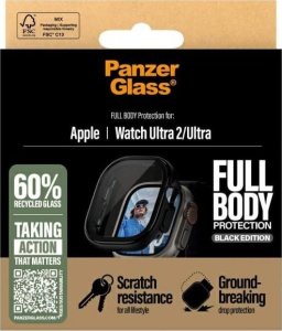 PanzerGlass Snappie Full Body Apple Watch Ultra 2 Czarny/Black 3724 4