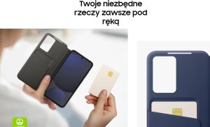 Samsung Etui Samsung EF-ZS721CWEGWW S24 FE S721 biały/white Smart View Wallet Case 8