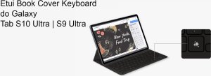 Samsung Etui Samsung EF-DX920UBEGWW Tab S10 Ultra / S9 Ultra czarny/black Book Cover Keyboard Slim 10