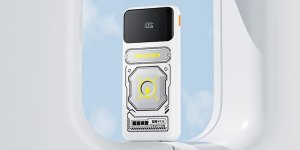 Awei AWEI PowerBank z wbudowanym kablem        Lightning/USB-C P77K 10000mAh czarny/black 22.5W 7