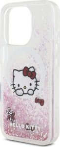 HelloKitty Hello Kitty HKHMP16LLSWKH iPhone 16 Pro   6.3" biały/white hardcase Liquid Glitter Sweet Kitty Bows MagSafe 6
