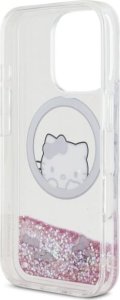 HelloKitty Hello Kitty HKHMP16LLSWKH iPhone 16 Pro   6.3" biały/white hardcase Liquid Glitter Sweet Kitty Bows MagSafe 7