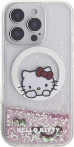 HelloKitty Hello Kitty HKHMP16LLSWKH iPhone 16 Pro   6.3" biały/white hardcase Liquid Glitter Sweet Kitty Bows MagSafe 10