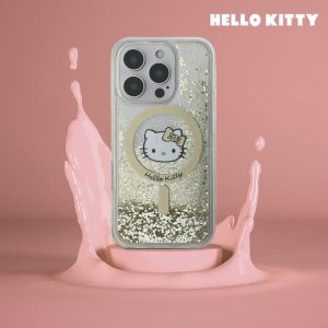 HelloKitty Hello Kitty HKHMP16XLGDIH iPhone 16 Pro   Max 6.9" biały złoty/white gold hardcase Liquid Glitter Fever MagSafe 11