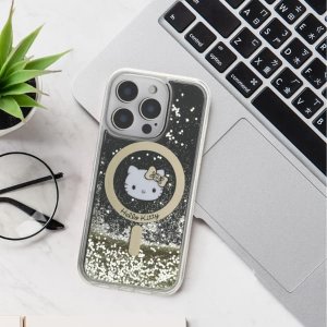 HelloKitty Hello Kitty HKHMP16XLGDIH iPhone 16 Pro   Max 6.9" biały złoty/white gold hardcase Liquid Glitter Fever MagSafe 12