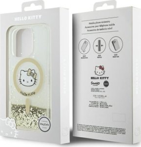 HelloKitty Hello Kitty HKHMP16XLGDIH iPhone 16 Pro   Max 6.9" biały złoty/white gold hardcase Liquid Glitter Fever MagSafe 8