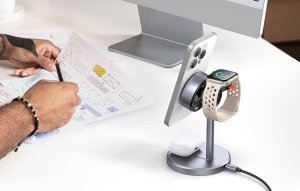 Ładowarka Mcdodo Ładowarka bezprzewodowa Mcdodo CH-2462 3w1 15W Qi2 + ładowarka sieciowa 33W 9