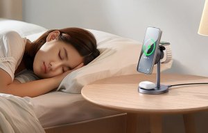 Ładowarka Mcdodo Ładowarka bezprzewodowa Mcdodo CH-2462 3w1 15W Qi2 + ładowarka sieciowa 33W 10