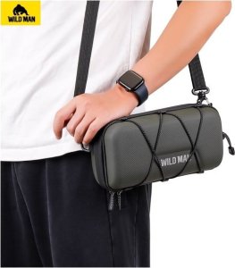 WildMan WILDMAN Etui/uchwyt rowerowy GD8 sakwa na kierownicę zielone/green 3