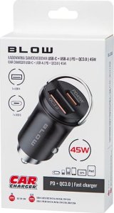 Ładowarka Blow 75-788# Ładowarka samochodowa gn.usb+usb-c g50d 5