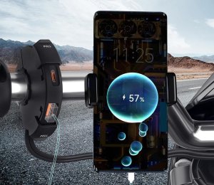 Ładowarka eXtremestyle Motocyklowe gniazdo USB QC + Typ-C PD MUS51 Power Ring 5