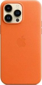 Apple Etui Apple MPPR3FE/A iPhone 14 Pro Max    6.7" MagSafe pomarańczowy/orange Leather Case 1