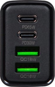 Ładowarka Blow 76-023# Ładowarka sieciowa gniazdo usbx2 + usb-c qc+pd 65w 3