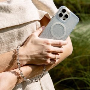 Uniq UNIQ Coehl Candy Gem Handstrap            uniwersalny sznurek do telefonu na rękę srebrny/silver sparkling 4