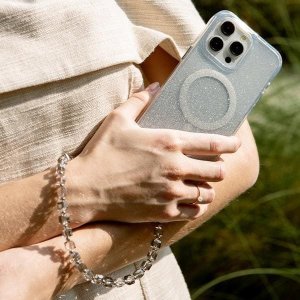 Uniq UNIQ Coehl Candy Gem Handstrap            uniwersalny sznurek do telefonu na rękę srebrny/silver sparkling 6