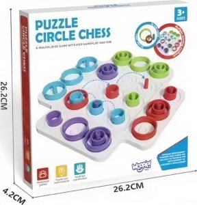 Woopie WOOPIE Strategiczna Gra Logiczna Trening Mózgu Kółko i Krzyżyk 36 el. 5