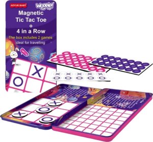 Woopie WOOPIE Magnetyczna Gra 2w1 Kółko I Krzyżyk + Gra 4 w Lini MINI 1