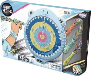 Woopie WOOPIE Magnetyczna Gra w Rzutki Dart Tarcza Wesoły Rekinek 3