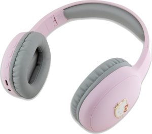 Słuchawki HelloKitty Hello Kitty słuchawki nauszne Bluetooth HKBHA1BKHLMP różowe/pink Metal Logo 8