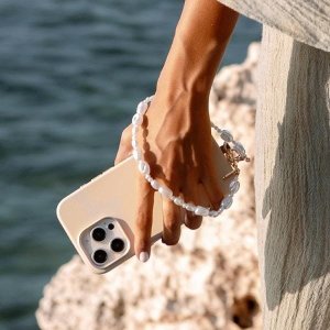 Uniq Coehl Perla Handstrap universal string for phone on hand white/white pearl 6