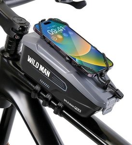 WildMan WILDMAN Etui/uchwyt na rower FK6 sakwa na ramę szaro-czarna/grey-black 2