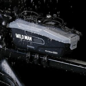 WildMan WILDMAN Etui/uchwyt na rower FK6 sakwa na ramę szaro-czarna/grey-black 3