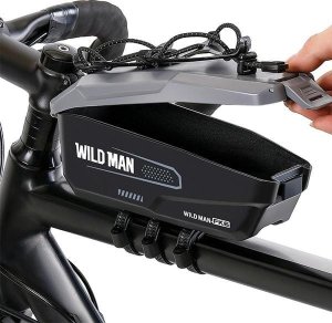 WildMan WILDMAN Etui/uchwyt na rower FK6 sakwa na ramę szaro-czarna/grey-black 4