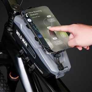 WildMan WILDMAN Etui/uchwyt na rower FK6 sakwa na ramę szaro-czarna/grey-black 6