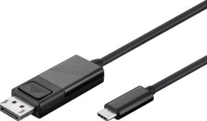 Kabel USB MicroConnect USB-C - DisplayPort 0.5 m Czarny (USB3.1CDPB05) 1