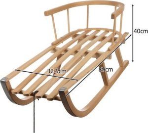 Kruzzel Sanki drewniane Kruzzel 25217 2