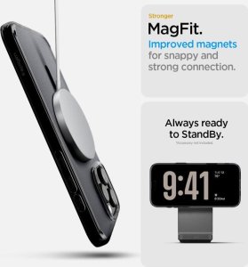 Spigen Etui Spigen Ultra Hybrid T Mag MagSafe Apple iPhone 16 Pro Frost Black 11