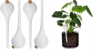 Browin Zestaw 4 kul nawadniających do kwiatów z korkiem 400ml 2