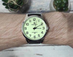 Zegarek Perfect Zegarek Perfect GXB460-04 męski klasyczny świecąca tarcza . 11