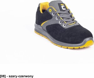 CERVA GRIMMA O1 SR - Półbuty z wkładką antystatyczną podeszwa PU/PU wykonana z poliuretanu podwójnej gęstości Cholewka ze skóry zamszowej 45 5