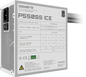 Zasilacz Gigabyte P550SS ICE 550W (GP-P550SS ICE) 3