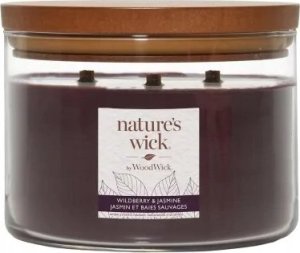 WoodWick WoodWick 1675253 świeca Okrągły Jagodowy, Jaśmin, Drzewo sandałowe Fioletowy 1 szt. 1