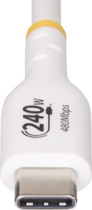 StarTech StarTech USB2EPR4MW kabel USB USB 2.0 4 m USB C Biały 4