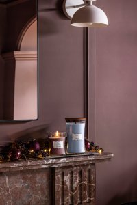 WoodWick WoodWick Phantom Cherry świeca Cylidner Bursztyn, Wanilia, Drewno kaszmirowe, Wiśnia (owoc) Bordowy 1 szt. 6