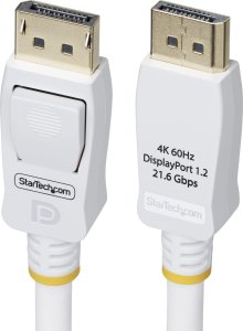 Kabel StarTech StarTech DP12-CABLE-10FTW kabel DisplayPort 3 m Biały 1