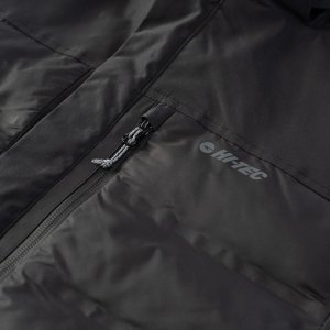 Kurtka męska hitec Męska kurtka puchowa z kapturem ocieplana zimowa pikowana Hi-tec Helten rozmiar L 4