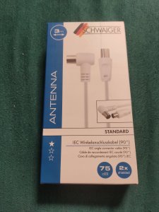 Schwaiger KVKW30 kabel koncentryczny 3 m IEC169-2 Biały 2