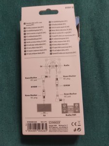 Schwaiger KVKW30 kabel koncentryczny 3 m IEC169-2 Biały 3