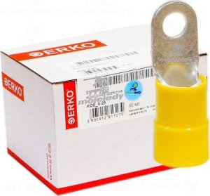 Erko Końcówka oczkowa izol KOE 25mm M6 50szt ERKO 1