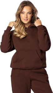 Dkaren Bluza DK-K-B6 CZEKOLADA BAWEŁNA GRUBA (kolor czekolada, rozmiar XL) 1