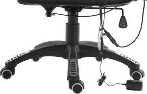 Krzesło biurowe Pako Fotel biurowy skóra eko z masażem biały 17