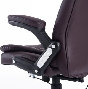 Krzesło biurowe Pako Fotel biurowy z masażem brązowy 15