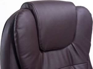 Krzesło biurowe Pako Fotel biurowy z masażem brązowy 4