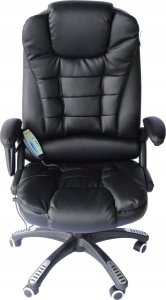 Krzesło biurowe Pako Fotel biurowy z masażem czarny 2