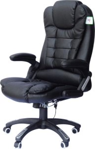 Krzesło biurowe Pako Fotel biurowy z masażem czarny 5